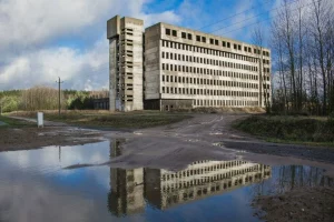 Недабудаваная гасцініца ў Смаргоні