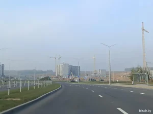 Кальцавая аб'язная магістраль у Гродне. Фота: Дзяніс Блішч