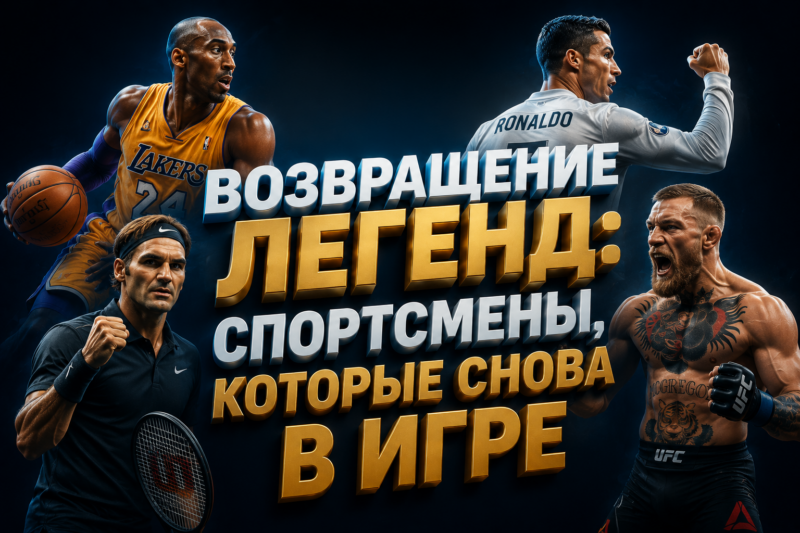 Возвращение легенд: спортсмены, которые снова в игре