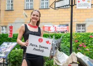 У “Лідскага піва” будзе яшчэ больш беларускай мовы Арганізатарка і вядучая курсаў" Мова нанова " ва Уроцлаве Эмілія. Алесніца, 6 чэрвеня 2026 года. Фота Ірыны Міхеевай