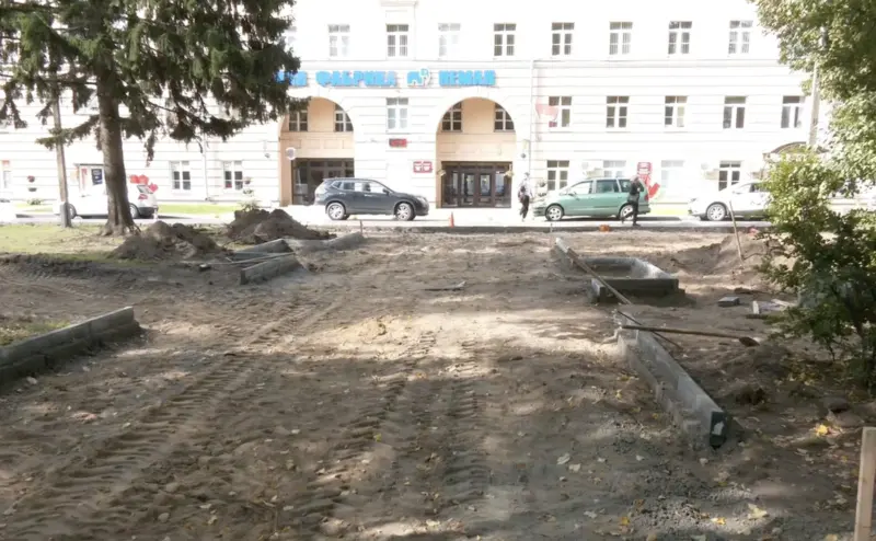 Сквер на вуліцы Савецкіх пагранічнікаў адкрыюць ужо ў кастрычніку